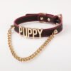 Thermochromic sp collar, puppy - letter fancy chain collar leash