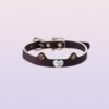 Wen turns black then to grayish white, collar, dog slave, choker, sweet and cool necklace, collar, bondage toy