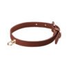 First - layer cowhide choker collar, with a sweet - cool style, simple for daily wear and with a punk touch