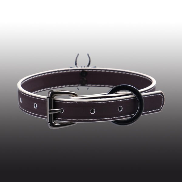 Exclusive Gothic Choker for Dark Yabi - Temperature - changing Imitation Leather Hand - made Punk Collar