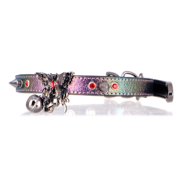 Laser Butterfly Bell QQ Collar, a niche, high - end and luxurious decorative necklace, sub - cultural choker and leash