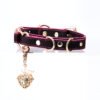 Temperature-sensitive color-changing erotic collar with bells, lightweight and charming sp collar