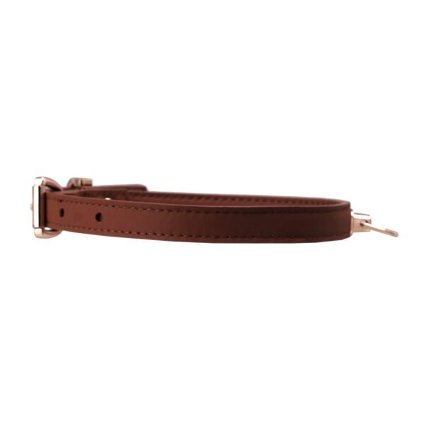 First - layer cowhide choker collar, with a sweet - cool style, simple for daily wear and with a punk touch